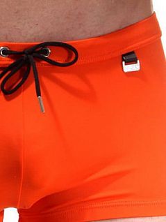 Мужские оранжевые плавки-хипсы HOM Marine Chic 07855cA5